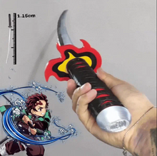 Carregar imagem no visualizador da galeria, Katana Demon Slayer: Lâmina Retrátil (115cm) Kimetsu no Yaiba Fogo
