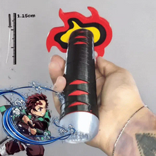 Carregar imagem no visualizador da galeria, Katana Demon Slayer: Lâmina Retrátil (115cm) Kimetsu no Yaiba Fogo