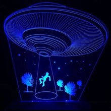 Carregar imagem no visualizador da galeria, Luminária Disco Voador Abdução - Planeta