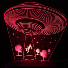 Carregar imagem no visualizador da galeria, Luminária Disco Voador Abdução - Planeta