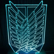 Carregar imagem no visualizador da galeria, Luminária Attack On Titan