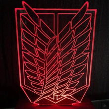 Carregar imagem no visualizador da galeria, Luminária Attack On Titan