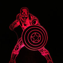 Carregar imagem no visualizador da galeria, Luminária Capitão América - Marvel