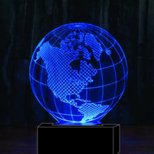 Carregar imagem no visualizador da galeria, Luminária Globo Mapa Mundi - Planeta