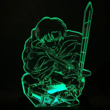 Carregar imagem no visualizador da galeria, Luminária Levi Ackerman - Attack On Tintan