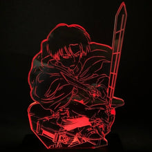 Carregar imagem no visualizador da galeria, Luminária Levi Ackerman - Attack On Tintan