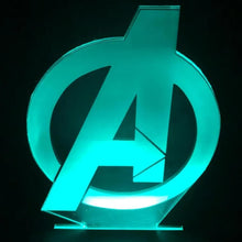 Carregar imagem no visualizador da galeria, Luminária Logo Vingadores Avengers - Marvel