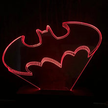 Carregar imagem no visualizador da galeria, Luminária Símbolo Batman - DC Comics