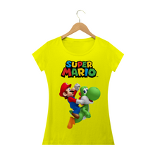 Carregar imagem no visualizador da galeria, Camiseta Super Mario e Yoshi (long) - WGs Geek