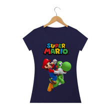 Carregar imagem no visualizador da galeria, Camiseta Super Mario e Yoshi (long) - WGs Geek