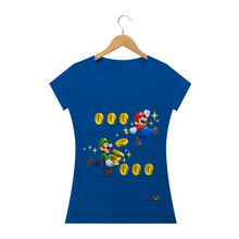 Carregar imagem no visualizador da galeria, Camiseta Super Mario e Luigi (long) - WGs Geek