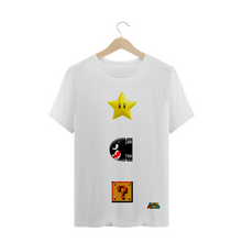 Carregar imagem no visualizador da galeria, Camiseta Simbolos Super Mario - WGs Geek