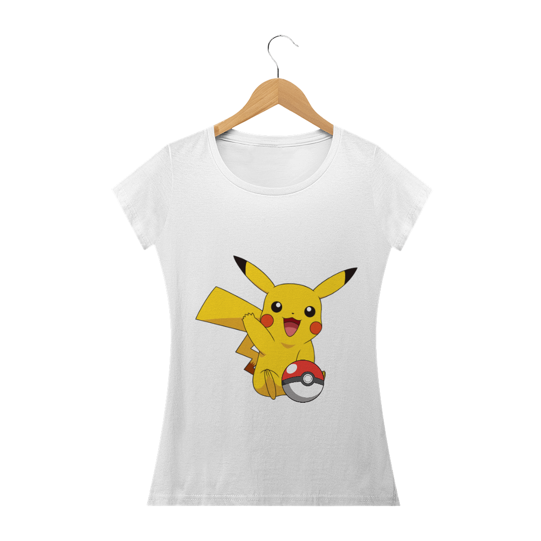 Camiseta Pikachu Pokémon (Baby Look) – WGs Geek