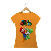 Carregar imagem no visualizador da galeria, Camiseta Super Mario e Yoshi (long) - WGs Geek