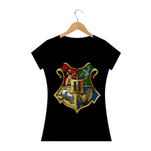 Carregar imagem no visualizador da galeria, Camiseta Casas Harry Potter (long) - WGs Geek