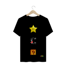 Carregar imagem no visualizador da galeria, Camiseta Simbolos Super Mario - WGs Geek
