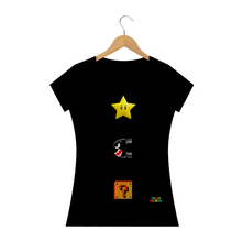 Carregar imagem no visualizador da galeria, Camiseta Simbolos Super Mario (long) - WGs Geek