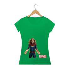 Carregar imagem no visualizador da galeria, Camiseta Capitã Marvel Comics (long) - WGs Geek