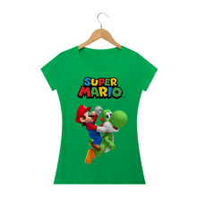 Carregar imagem no visualizador da galeria, Camiseta Super Mario e Yoshi (long) - WGs Geek