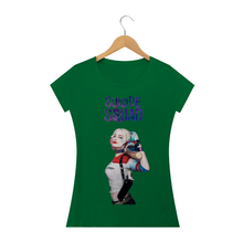 Carregar imagem no visualizador da galeria, Camiseta Arlequina Esquadrão Suicida DC Comics (long) - WGs Geek