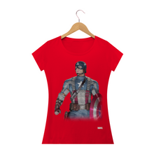 Carregar imagem no visualizador da galeria, Camiseta Capitão América Marvel Comics (long) - WGs Geek