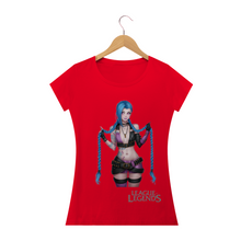 Carregar imagem no visualizador da galeria, Camiseta Jinx League of Legends (long) - WGs Geek