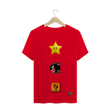 Carregar imagem no visualizador da galeria, Camiseta Simbolos Super Mario - WGs Geek