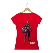 Carregar imagem no visualizador da galeria, Camiseta Capitão América Marvel Comics (long) - WGs Geek