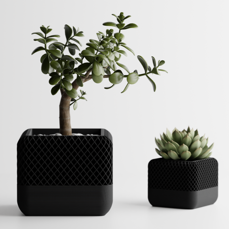 Vaso Moderno Quadrados Estilo HomePod - Decoração