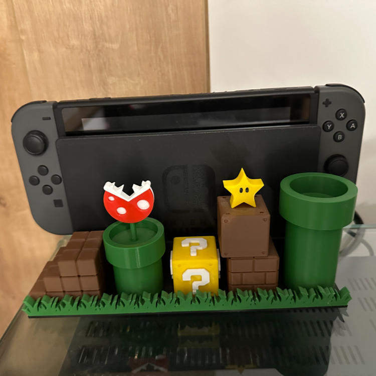 Super Mario: Suporte para Dock Nintendo Switch