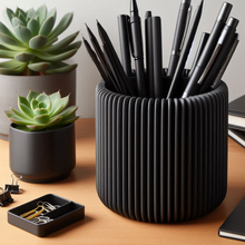 Carregar imagem no visualizador da galeria, Porta-Caneta Moderno com Design Canelado - Decoração
