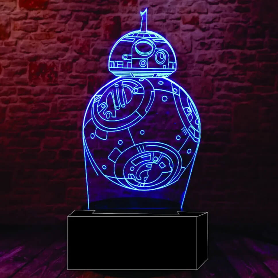 Luminária BB-8 - Star Wars
