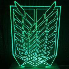 Carregar imagem no visualizador da galeria, Luminária Attack On Titan
