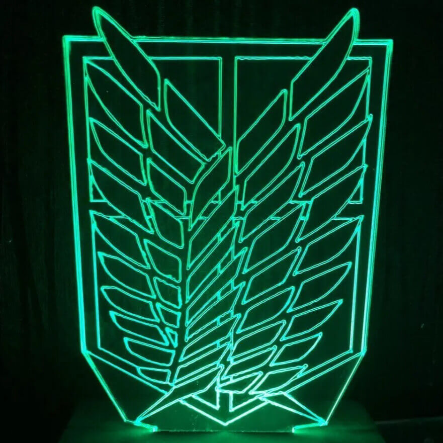 Luminária Attack On Titan