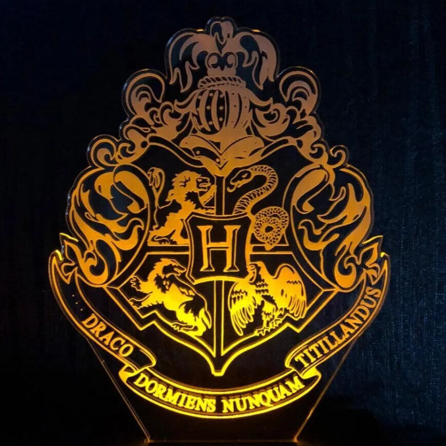 Luminária Hogwarts - Harry Potter