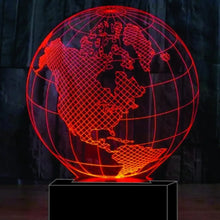 Carregar imagem no visualizador da galeria, Luminária Globo Mapa Mundi - Planeta
