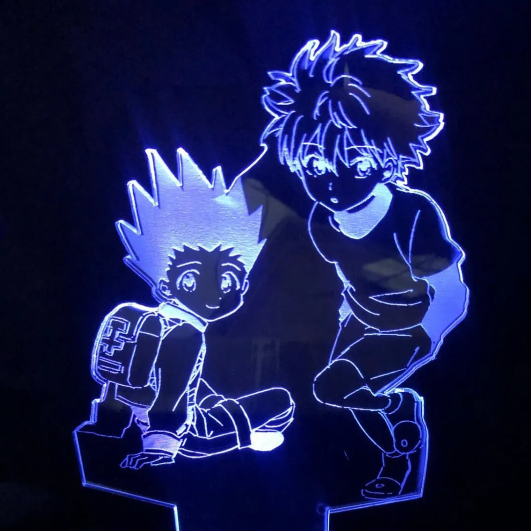Luminária Gon e Killua - Hunter X Hunter