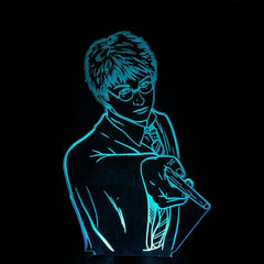 Luminária LED 3D Harry Potter 2