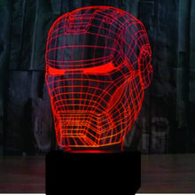 Carregar imagem no visualizador da galeria, Luminária Capacete Homem De Ferro Vingadores - Marvel
