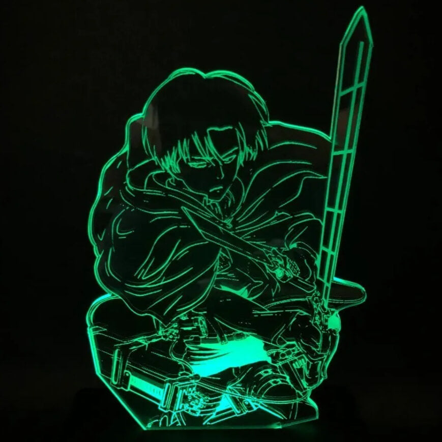 Luminária Levi Ackerman - Attack On Tintan