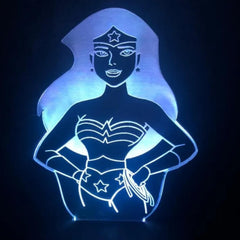 Luminária Mulher Maravilha - DC Comics