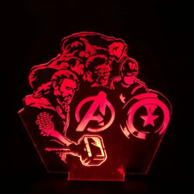 Carregar imagem no visualizador da galeria, Luminária Os Vingadores  - Marvel
