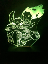 Carregar imagem no visualizador da galeria, Luminária Lilo E Stitch
