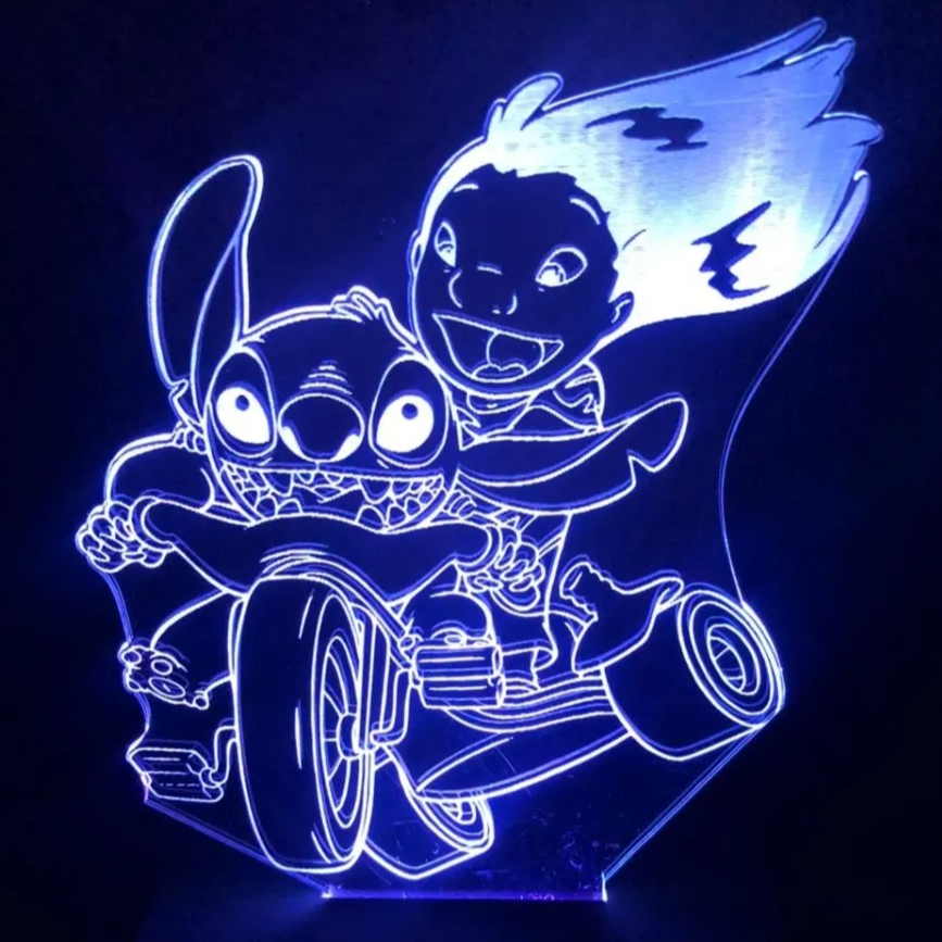 Luminária Lilo E Stitch