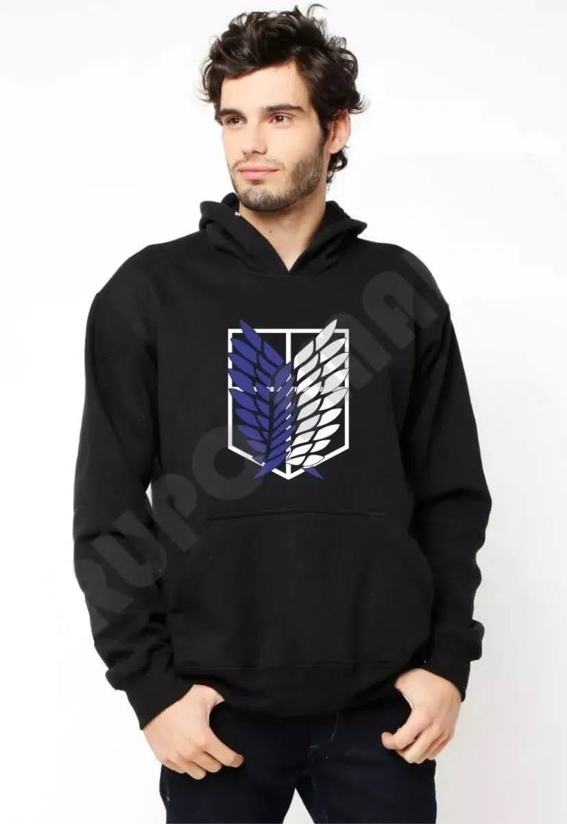 Blusa Moletom Shingeki no Kyojin - FRETE GRÁTIS