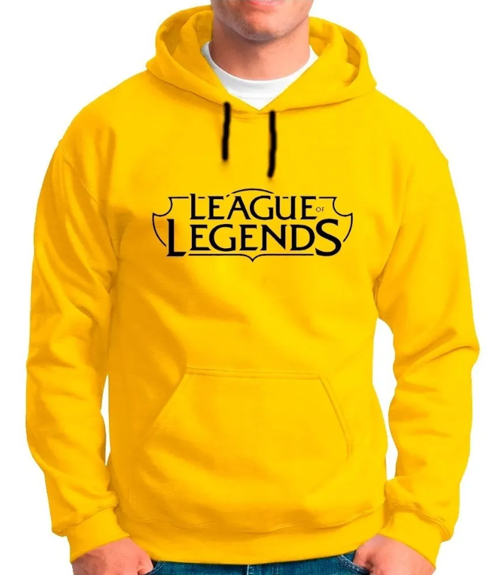 Moletom League of Legends - FRETE EXPRESSO GRÁTIS - WGs Geek