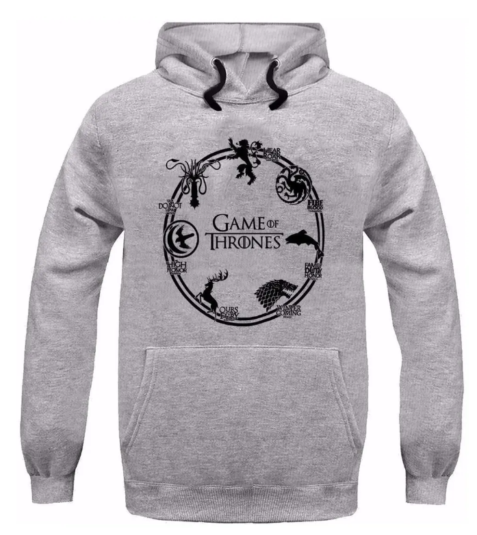 Moletom Game of Thrones - FRETE EXPRESSO GRÁTIS - WGs Geek