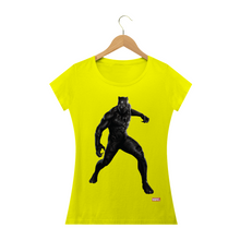Carregar imagem no visualizador da galeria, Camiseta Pantera Negra Marvel Comics (long) - WGs Geek
