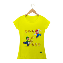 Carregar imagem no visualizador da galeria, Camiseta Super Mario e Luigi (long) - WGs Geek
