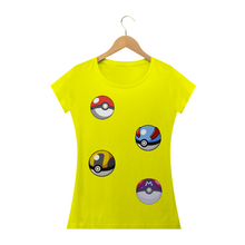 Carregar imagem no visualizador da galeria, Camiseta Pokeballs Pokémon (long) - WGs Geek
